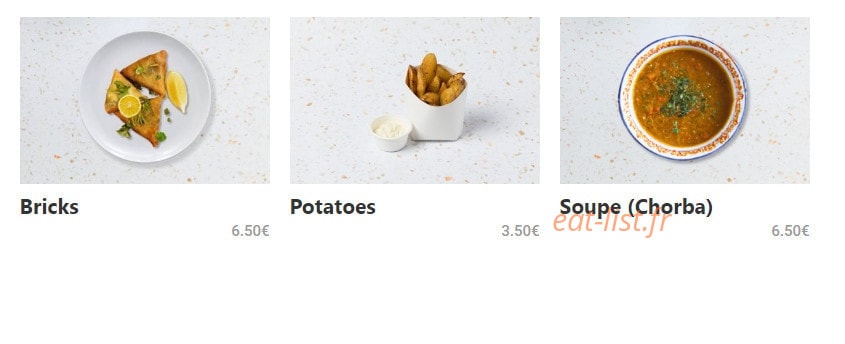 Pitas & Petits Plats — carte page 3