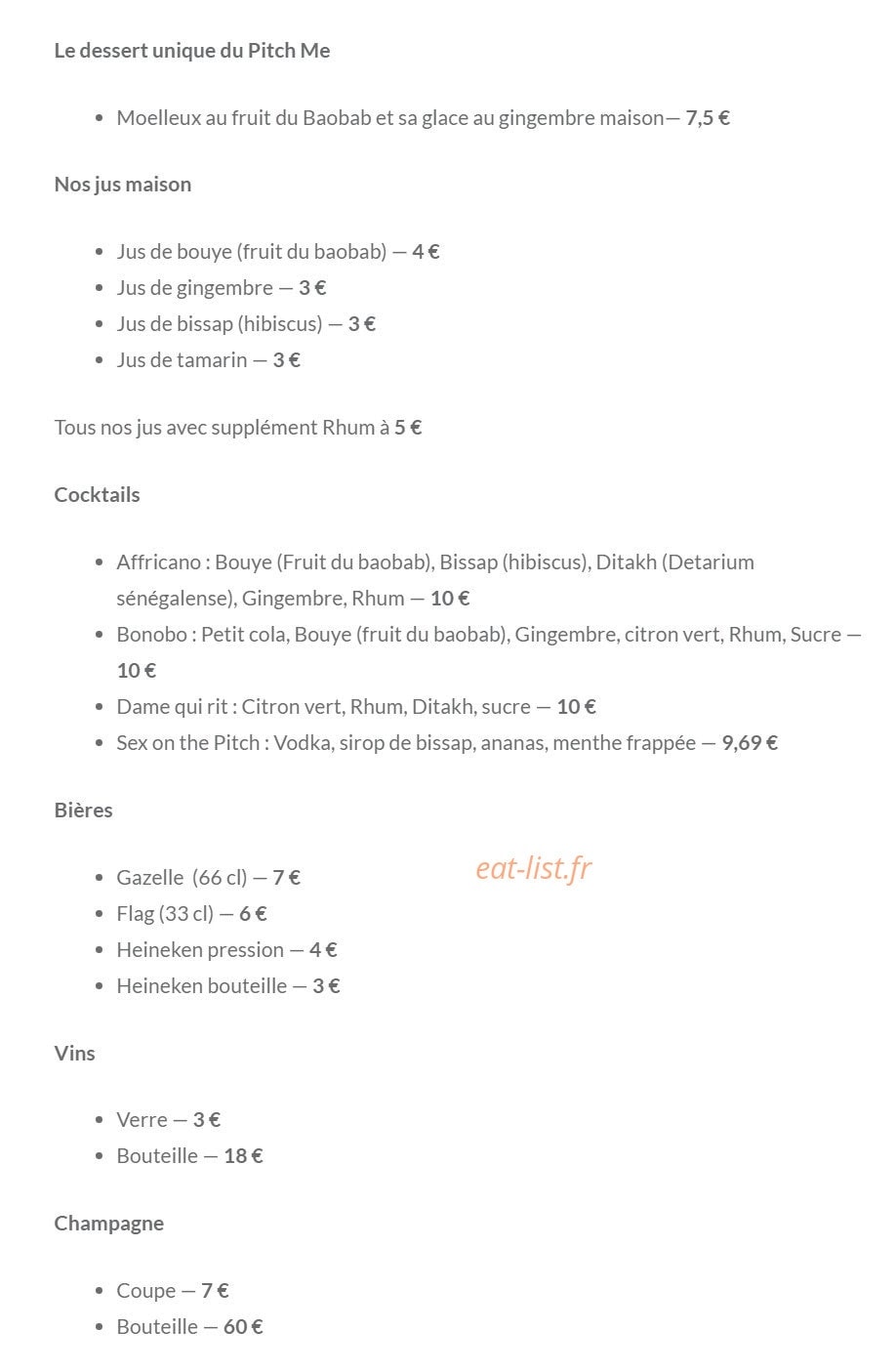 Pitch me — carte page 2