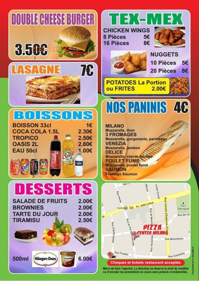 Pizza center milano — carte page 3