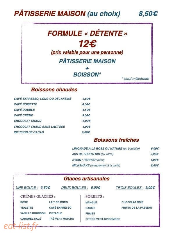 Plaisir d'équi'thé — carte page 1