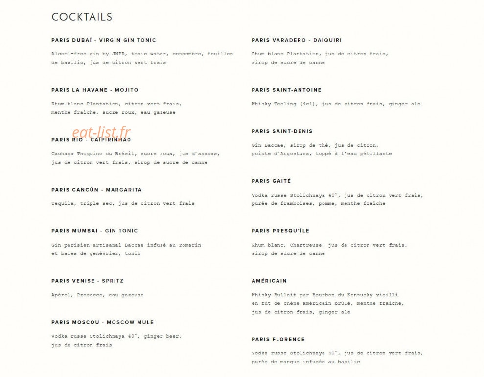 Pny Burger — carte page 5