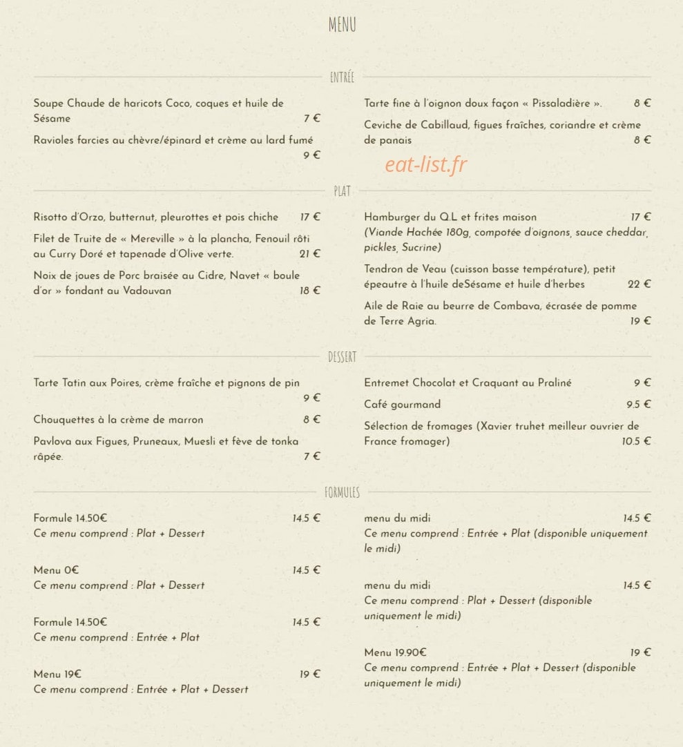 Quartier Libre — carte page 1