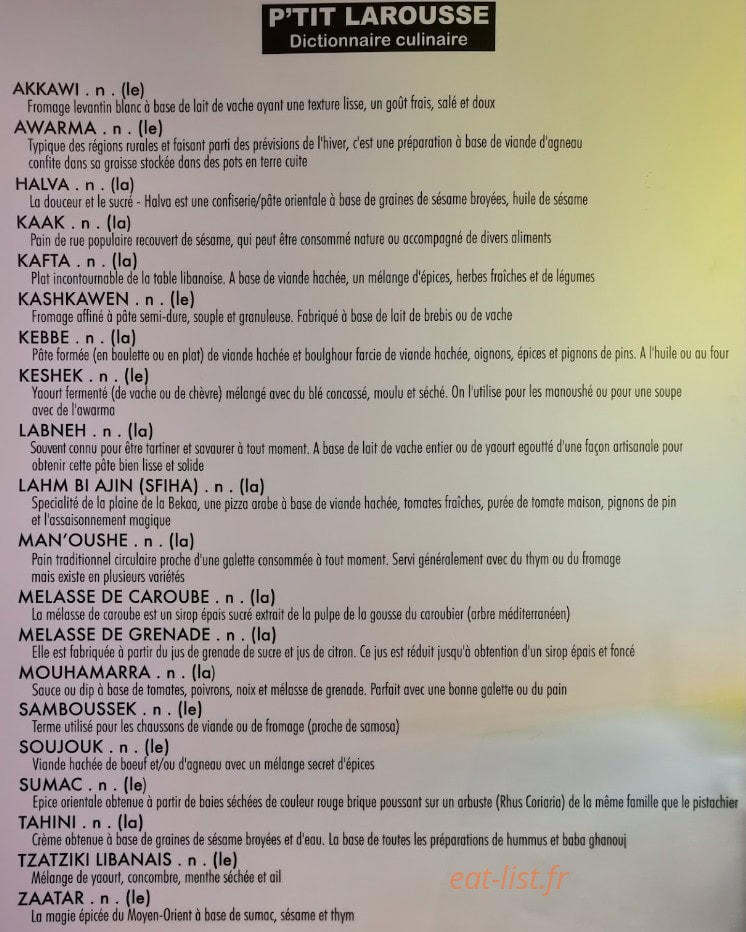 Raad four Libanais — carte page 2