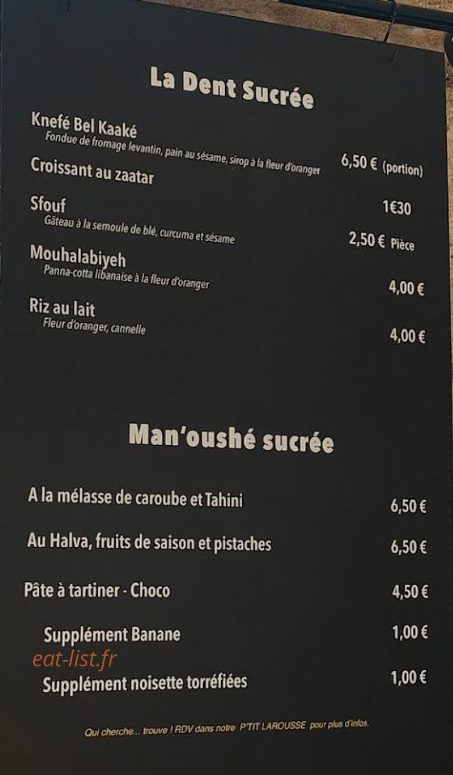 Raad four Libanais — carte page 4