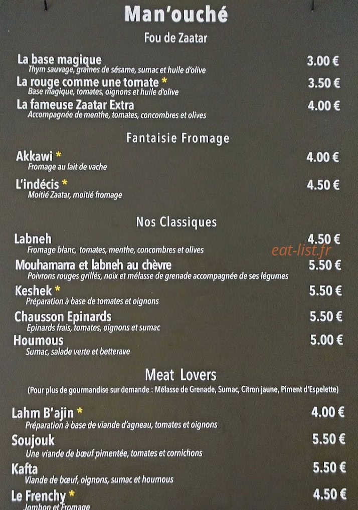 Raad four Libanais — carte page 1