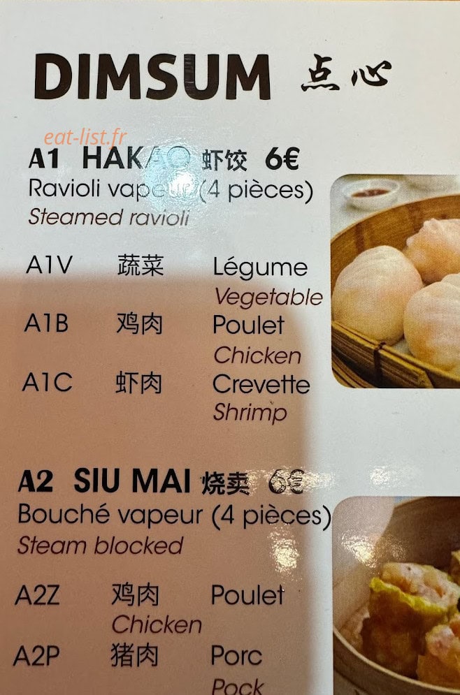 Raviolis Maman — carte page 1