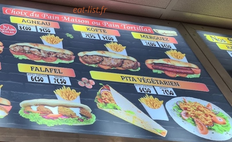 Restaurant Zelal — carte page 2