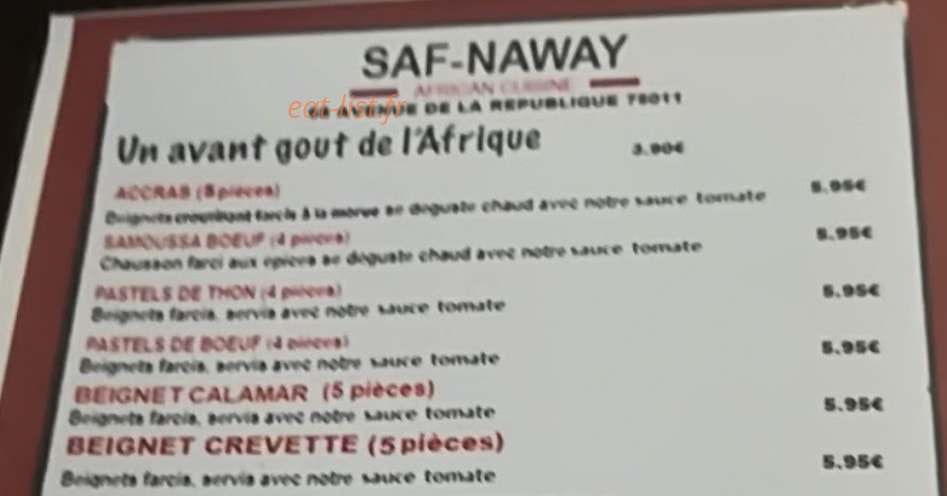 Saf-Naway — carte page 1