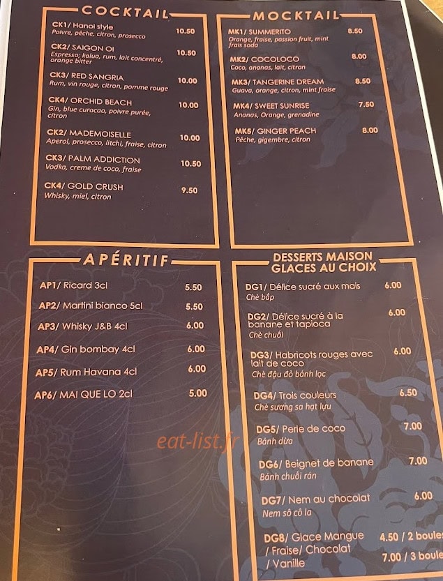 Saigon Hanoi — carte page 6