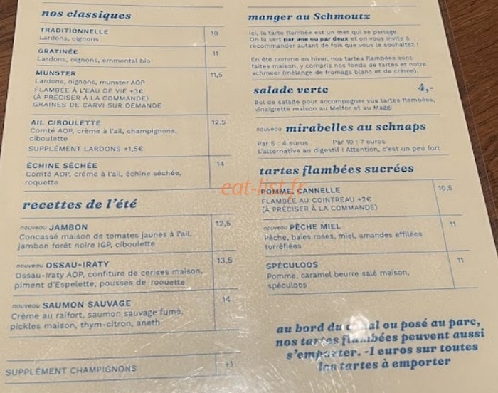 Schmoutz — carte page 1