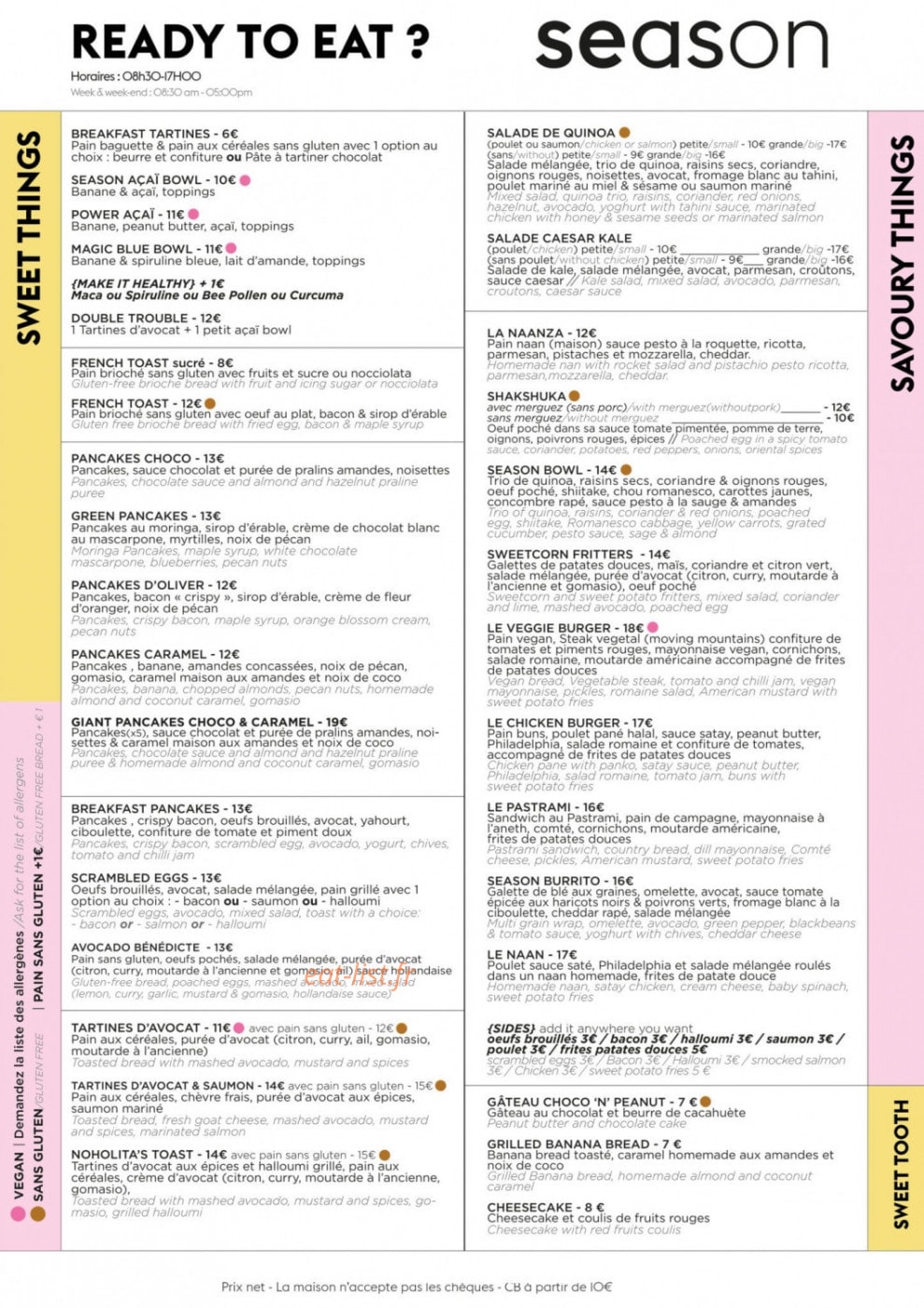 Season — carte page 1