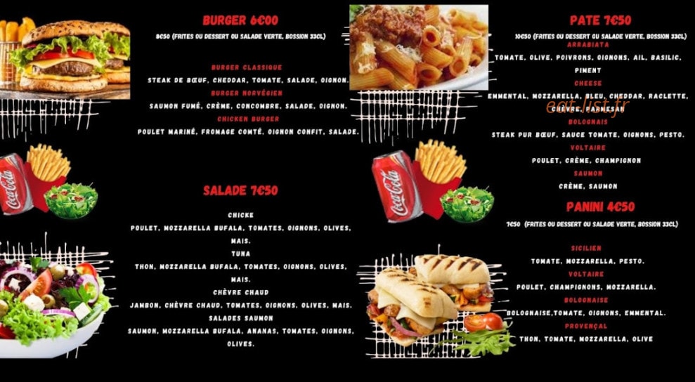 Snack Valentino — carte page 3
