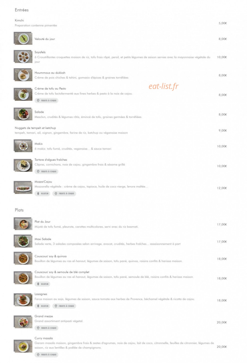 Soya — carte page 1