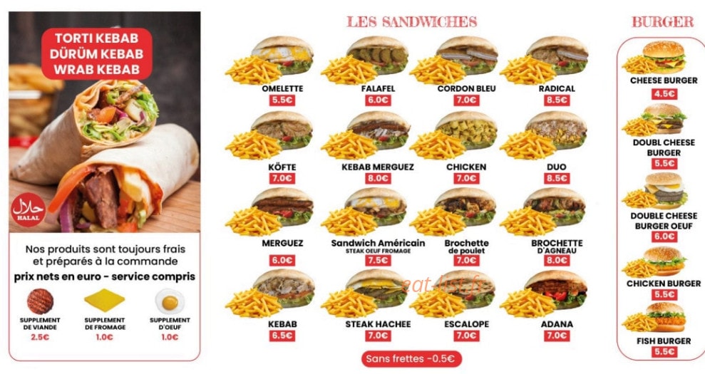 Star Food — carte page 2