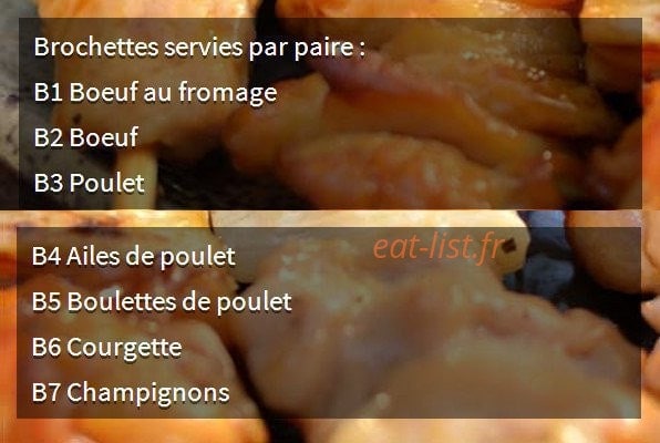 Sushi Buffet — carte page 2