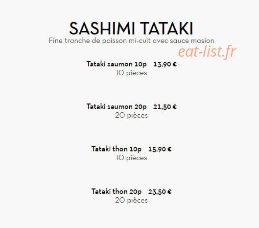 Sushi Rainbow — carte page 5