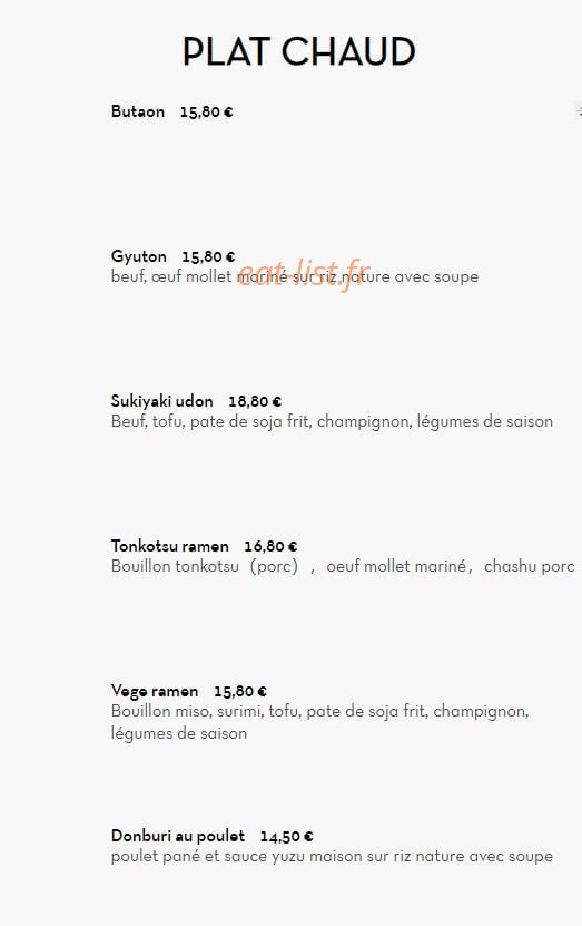 Sushi Rainbow — carte page 10