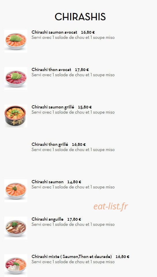 Sushi Rainbow — carte page 4