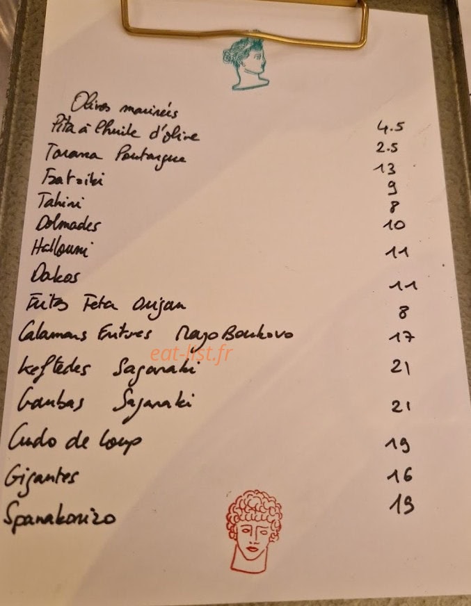 Taverna — carte page 1