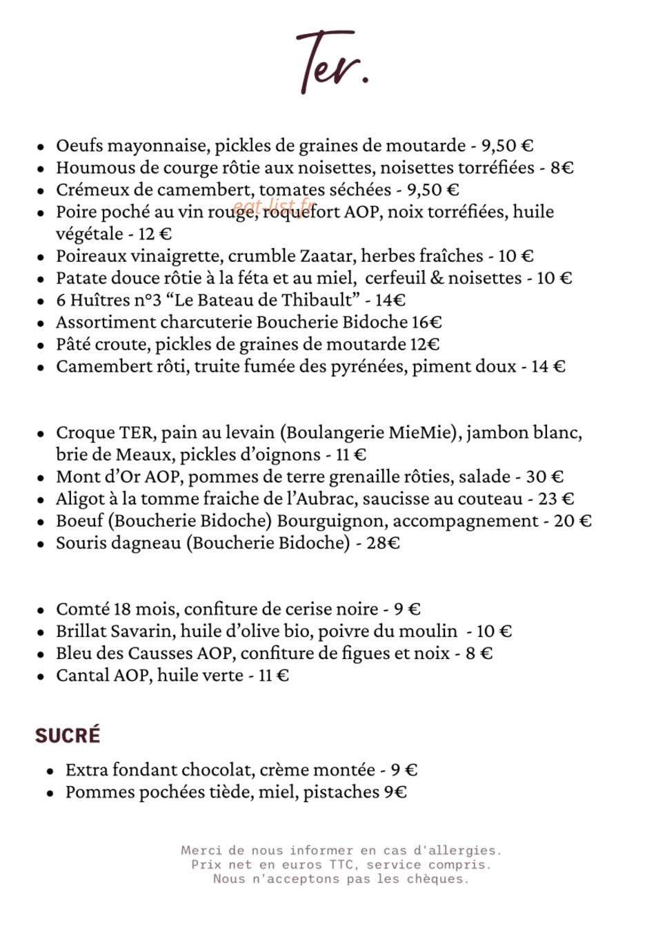 Ter. — carte page 1