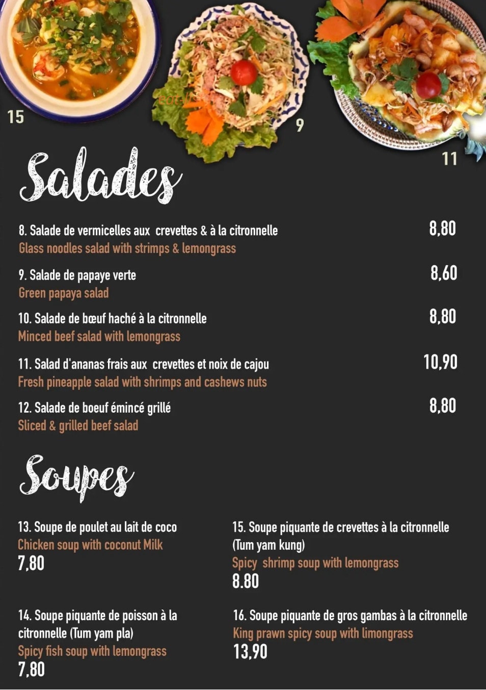 Thaï Kok — carte page 6
