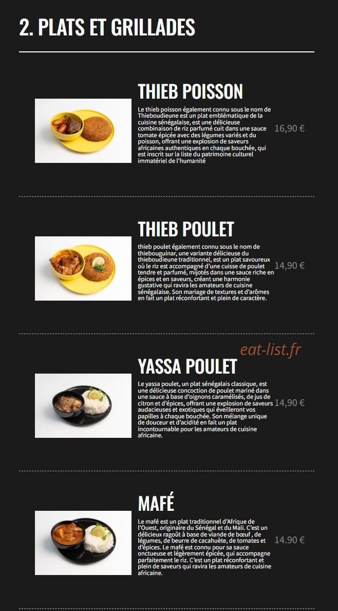 Thieb House — carte page 3
