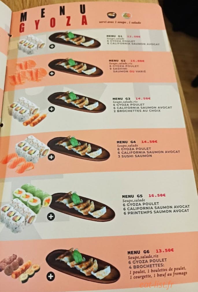 Umami — carte page 11