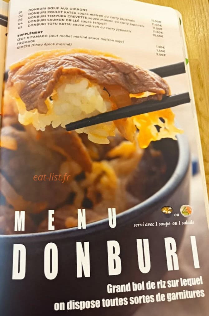 Umami — carte page 2