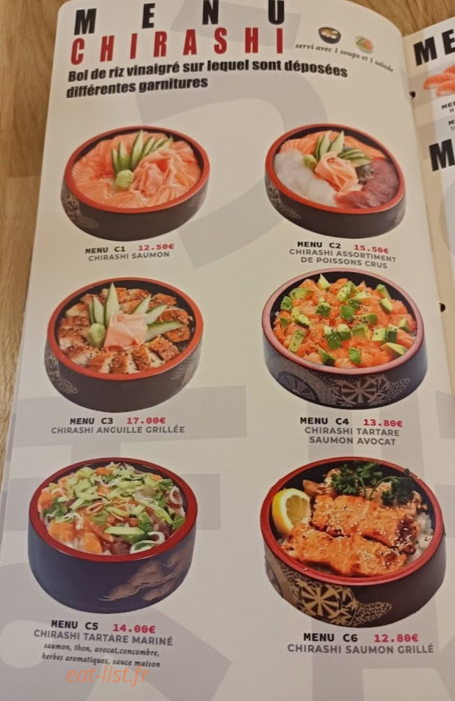 Umami — carte page 6