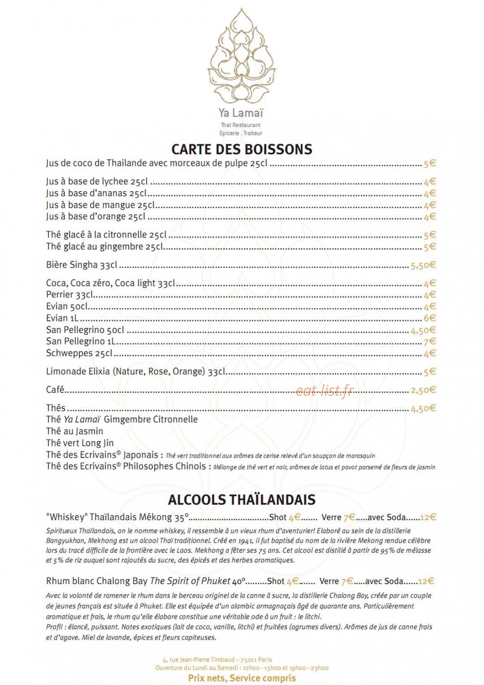 Ya lamai — carte page 5