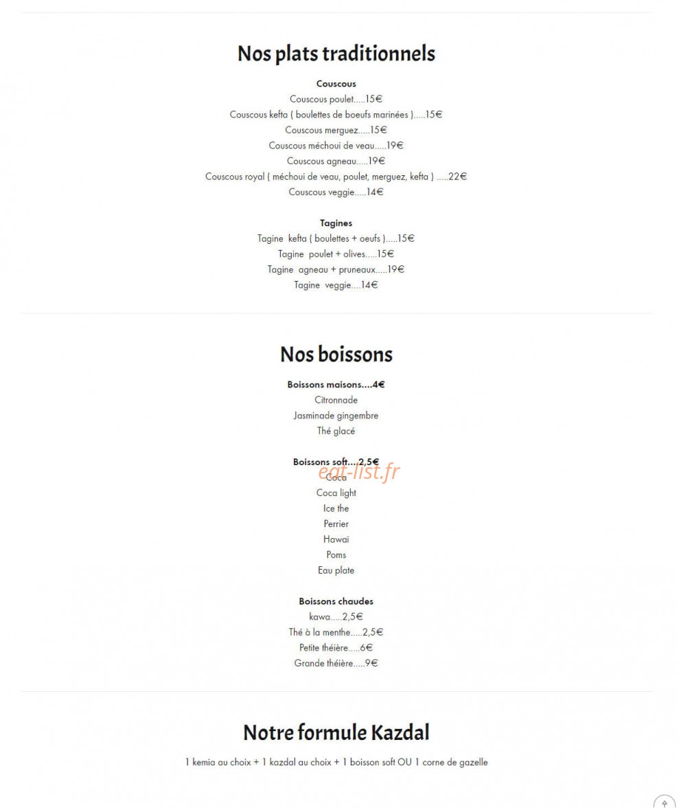 Yemma — carte page 2
