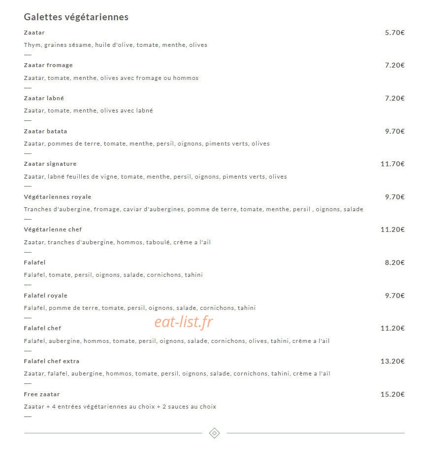 Zaatar libanais — carte page 3
