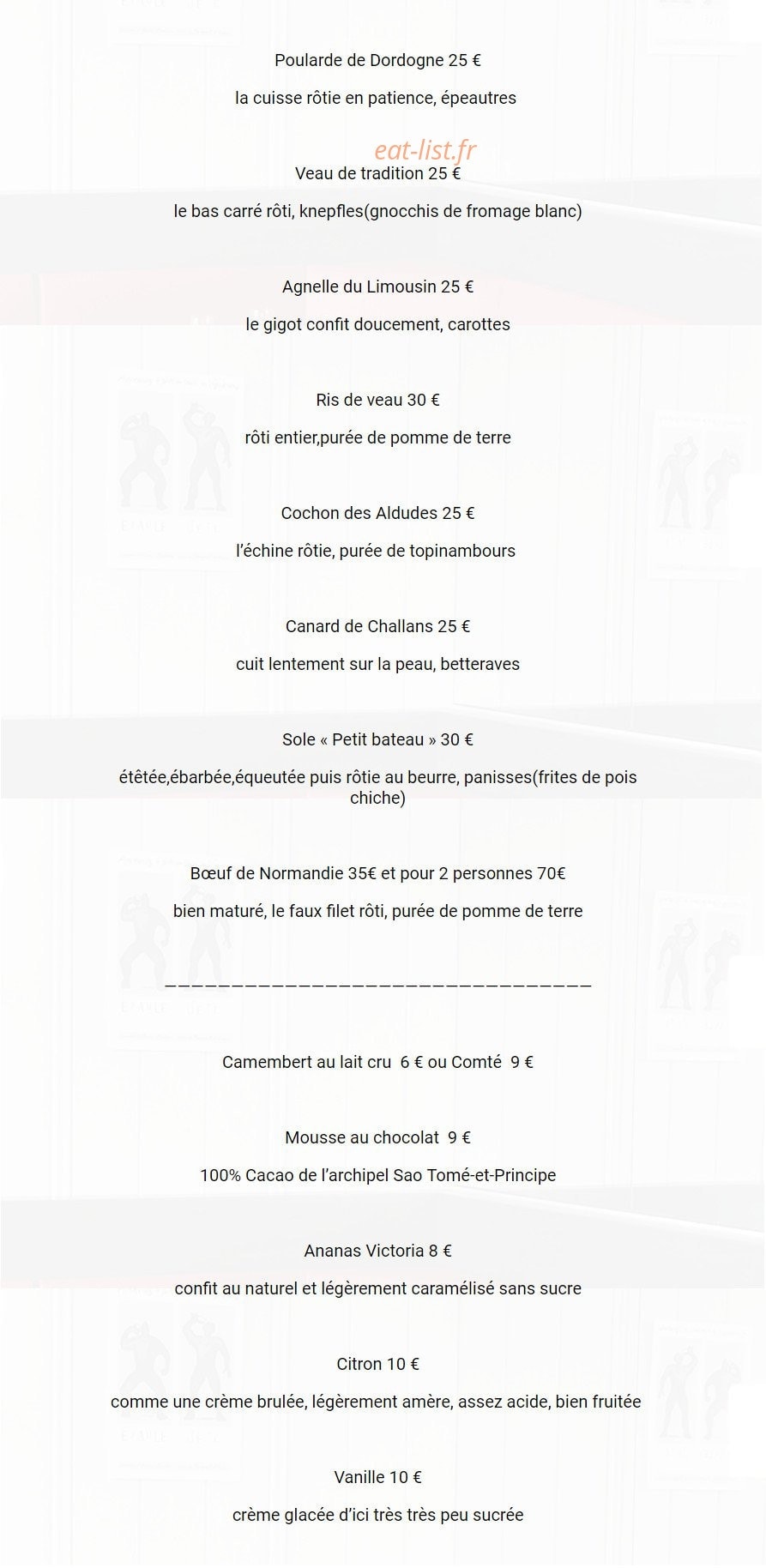 Amarante — carte page 2