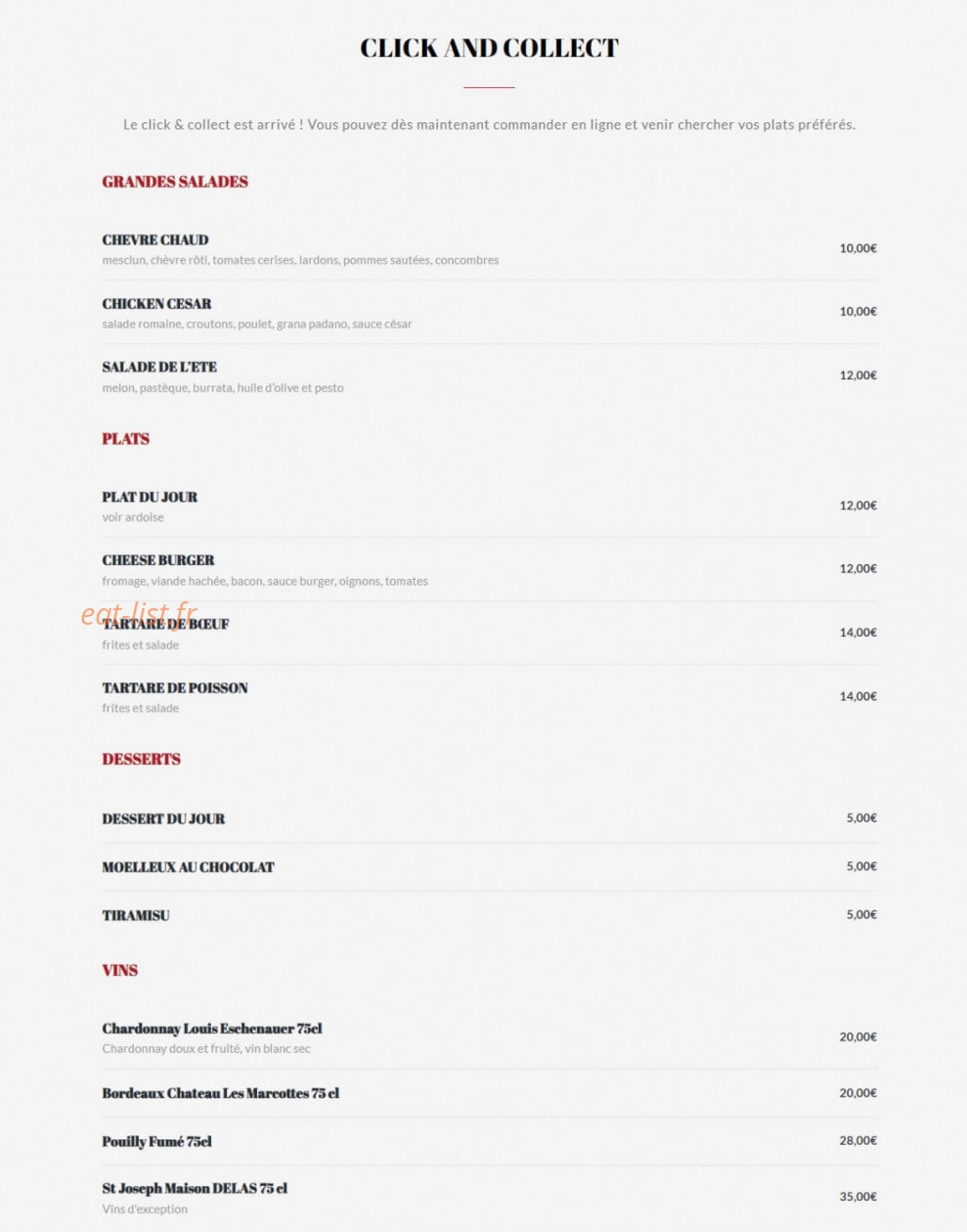 Au Métro — carte page 1