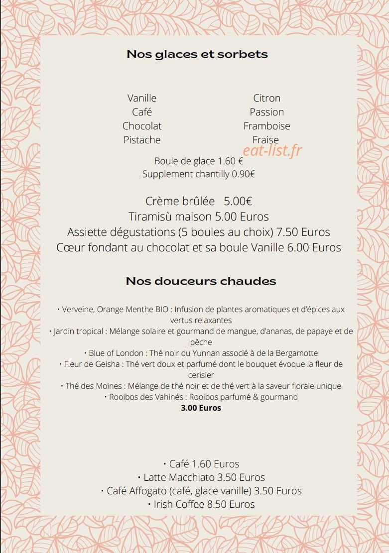 Au Tramway — carte page 5