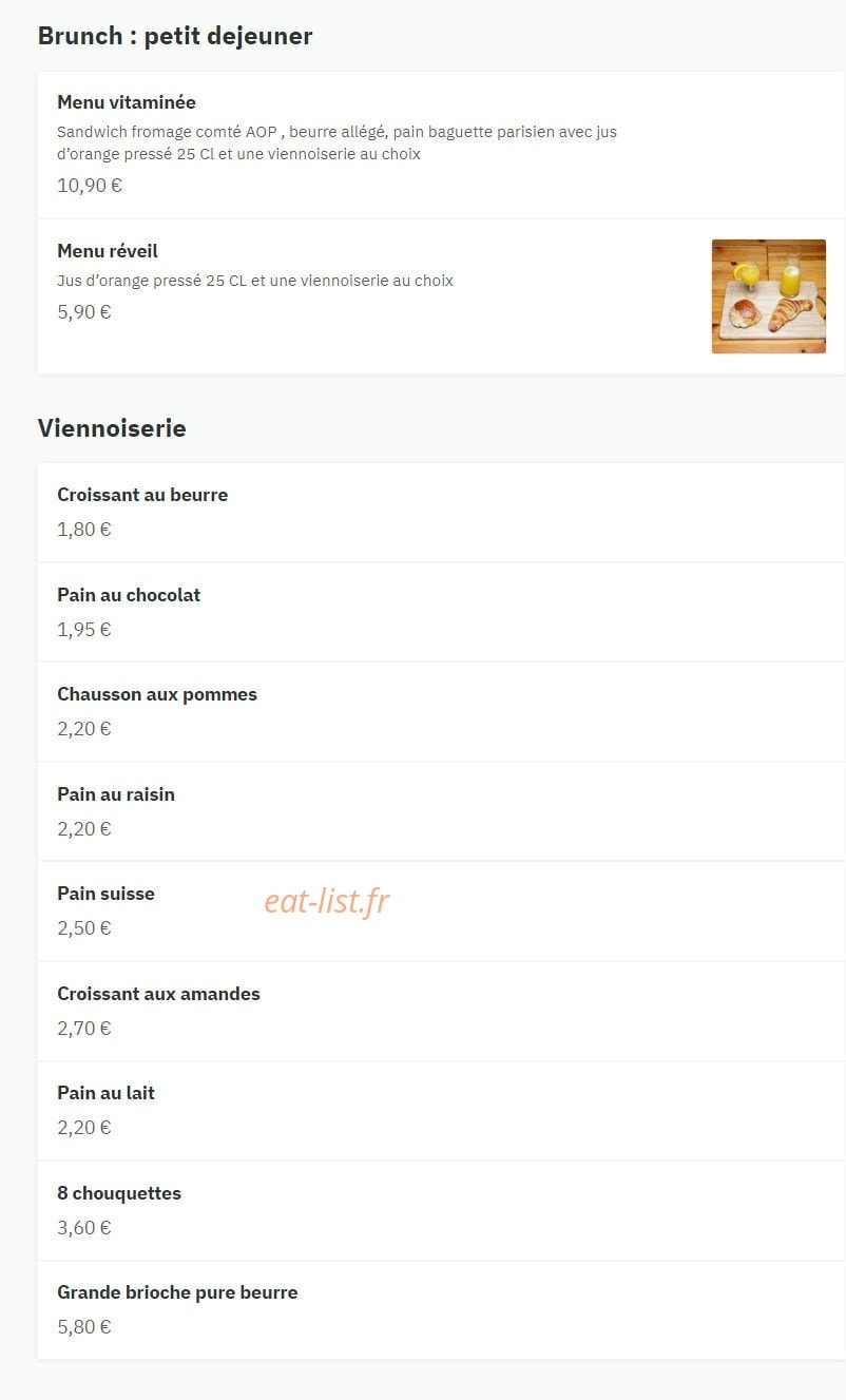 Aux Delices De Paris Reuilly — carte page 5