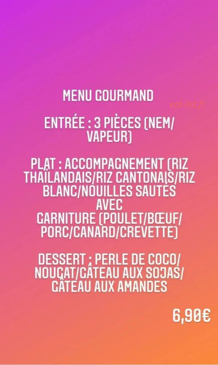 Aux Délices de Pékin — carte page 3