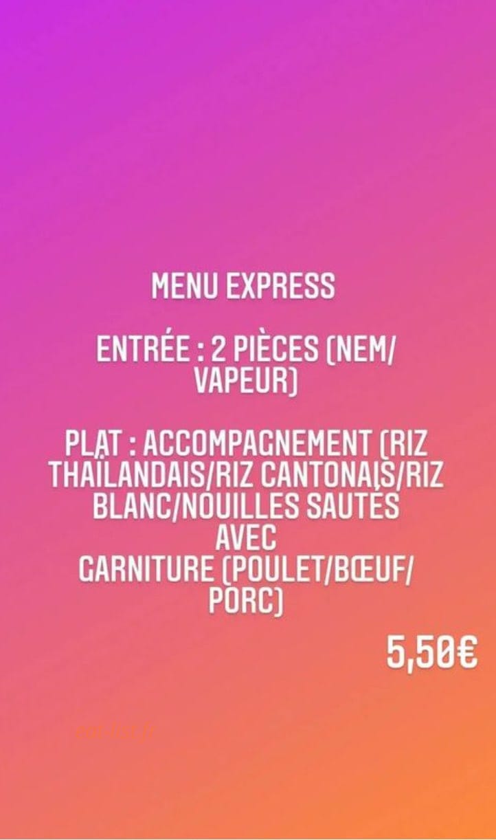 Aux Délices de Pékin — carte page 2