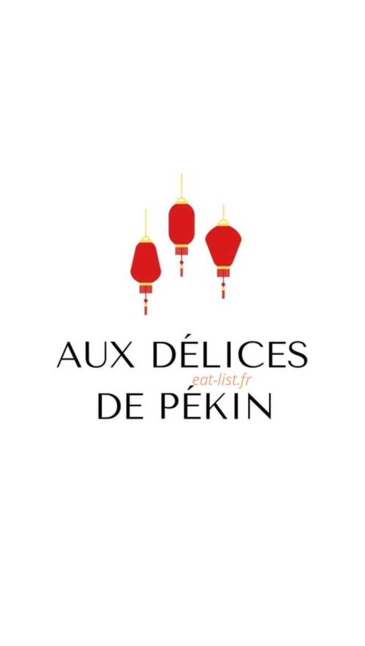 Aux Délices de Pékin — carte page 1