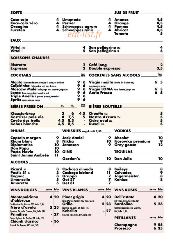 Basta Cosi — carte page 2
