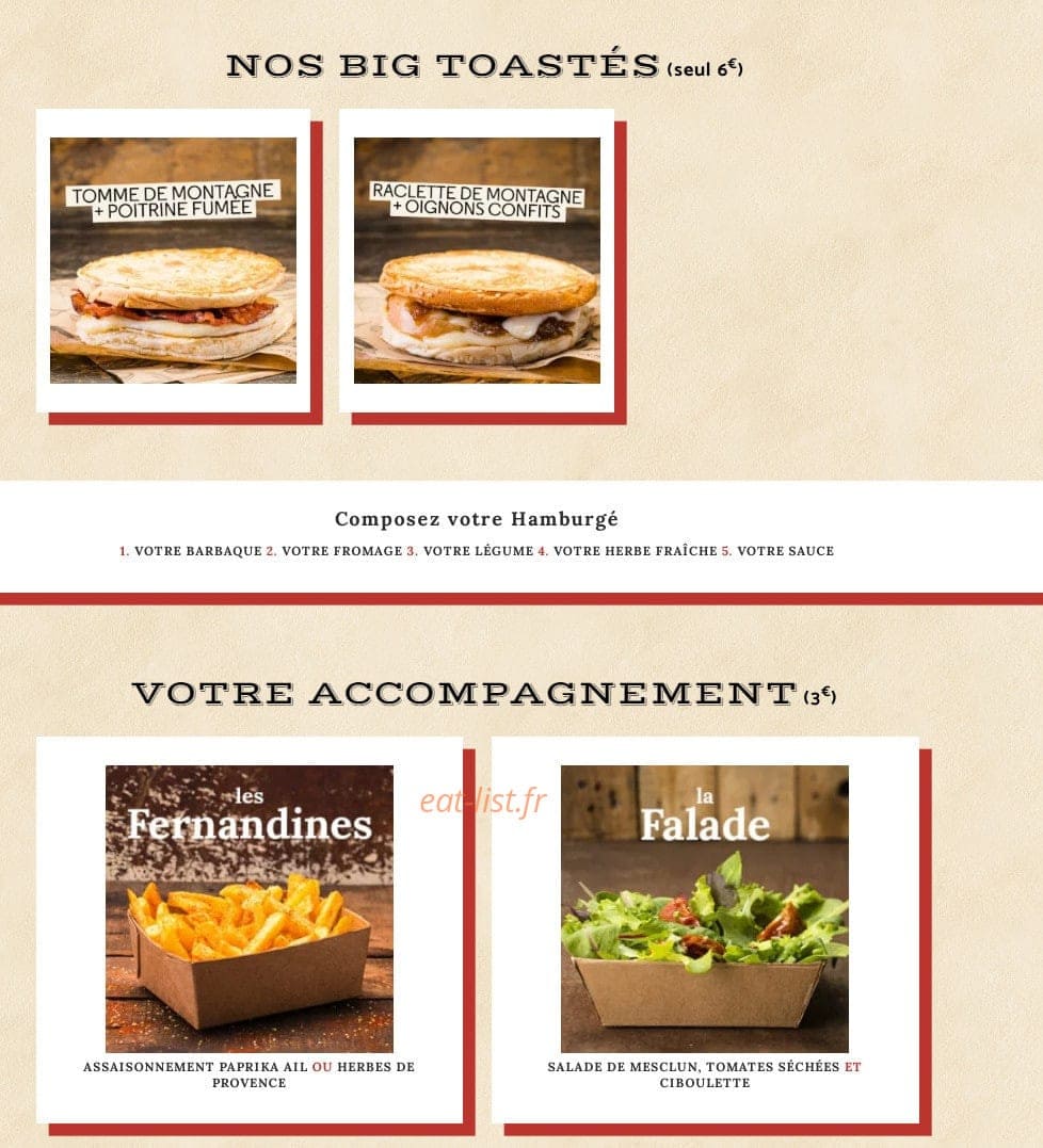 Big Fernand — carte page 3