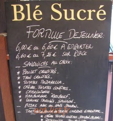 Blé sucré — carte page 1