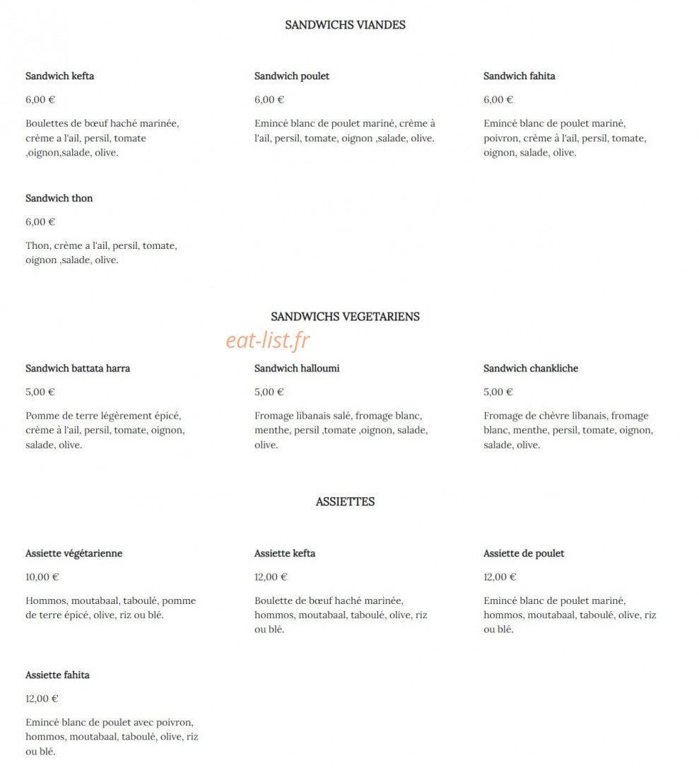 Bniiine — carte page 2