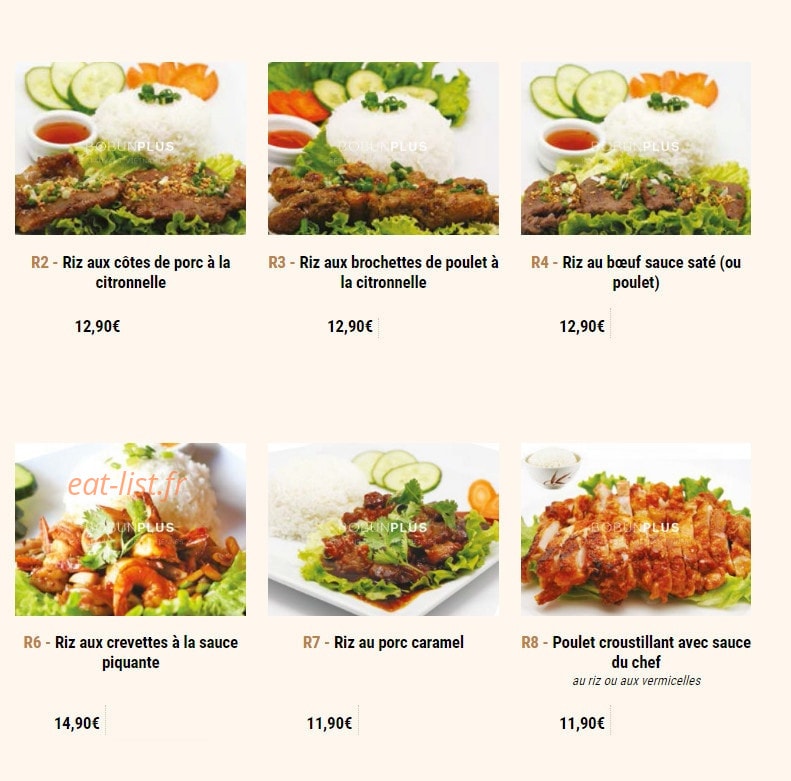 Bo Bun Plus — carte page 7