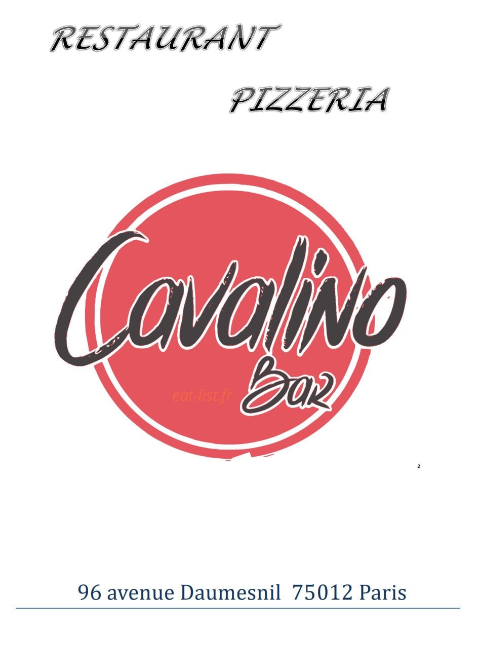Cavalino — carte page 1