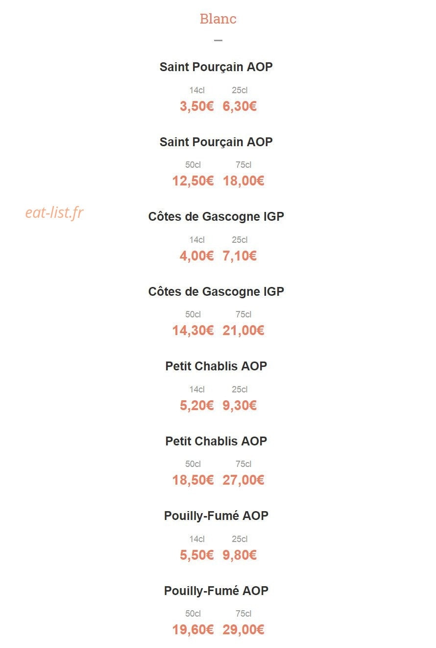 Chez gudule — carte page 1