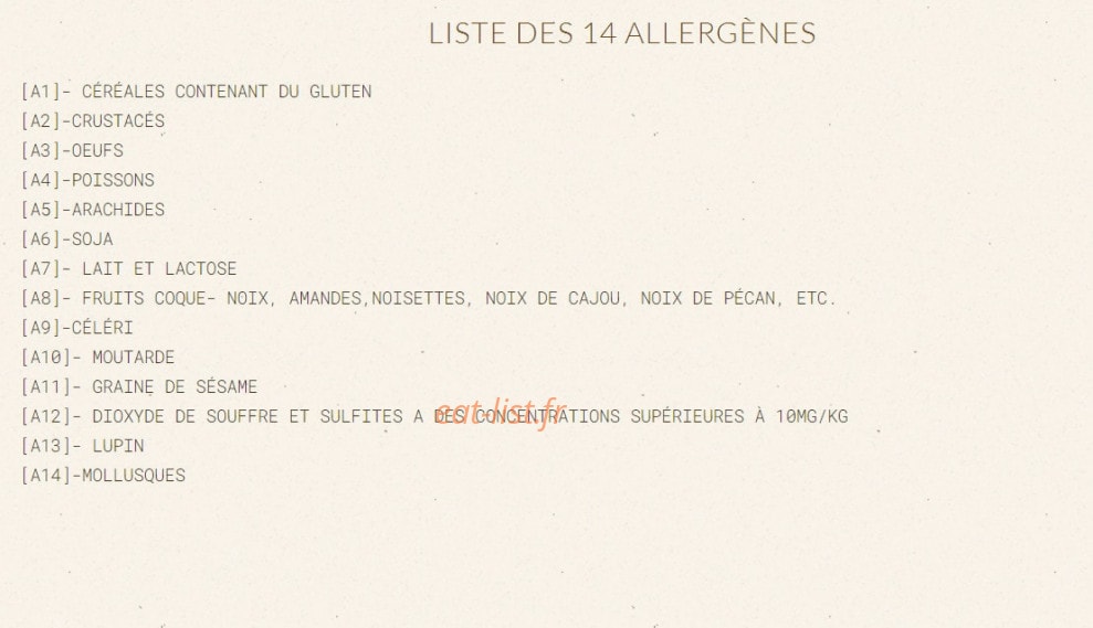 Chez Long — carte page 3