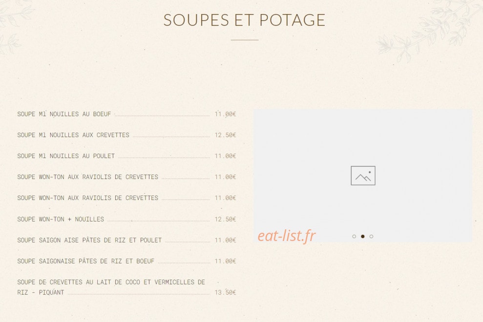 Chez Long — carte page 7