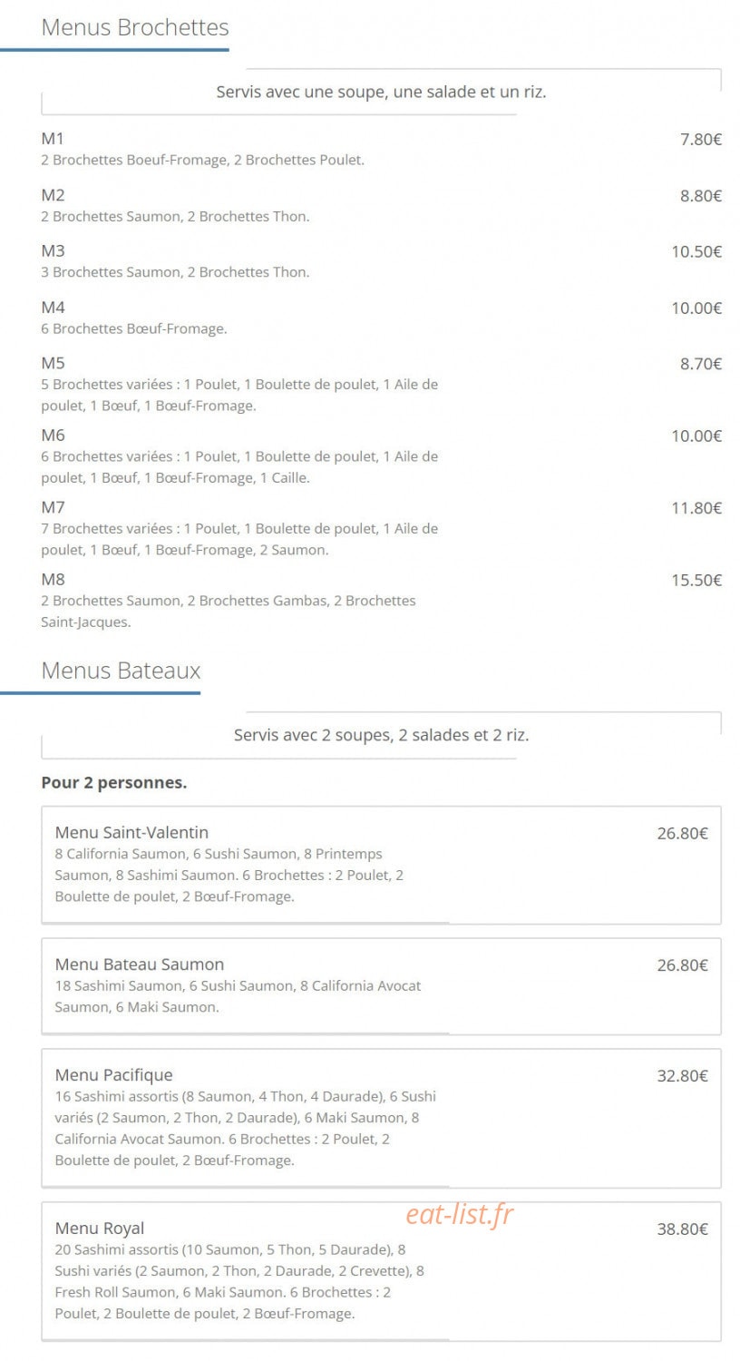 Chez Petit Hugo — carte page 6