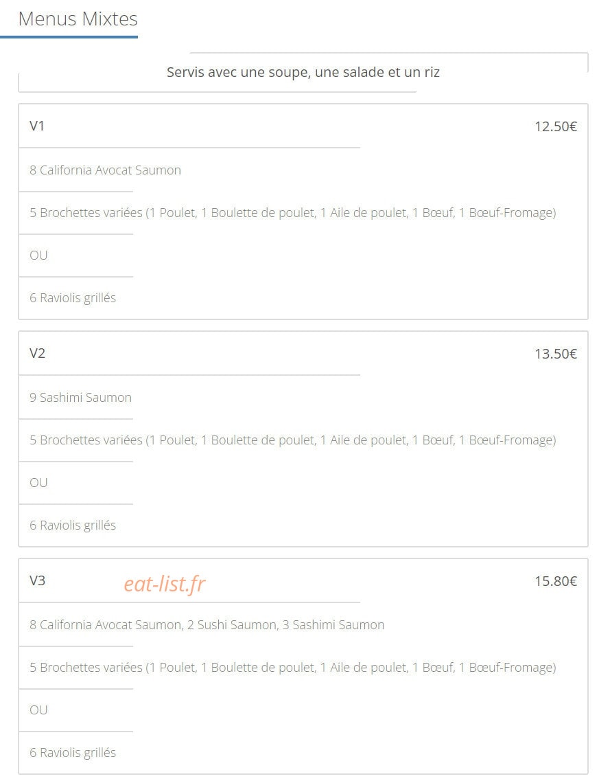 Chez Petit Hugo — carte page 3